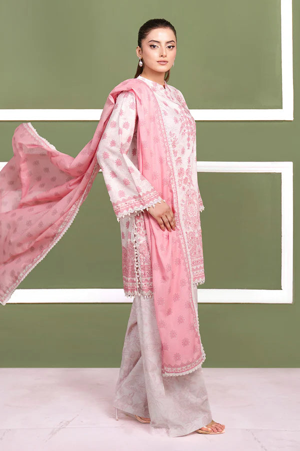 Printed - 3 Pc Cambric Suit