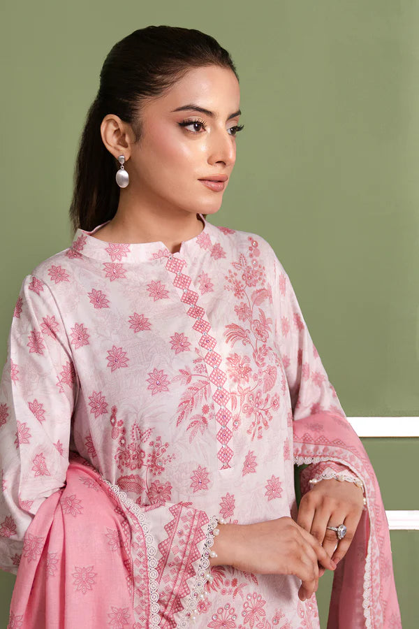 Printed - 3 Pc Cambric Suit