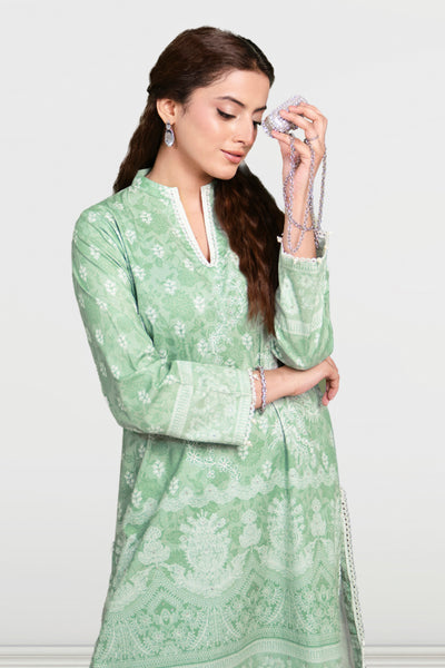 Printed - 2 Pc Cotton Viscose Suit