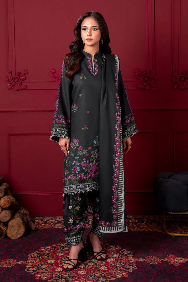 Printed - 3 Pc Linen Suit