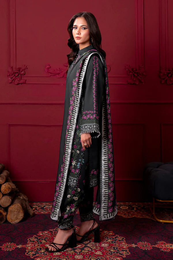 Printed - 3 Pc Linen Suit