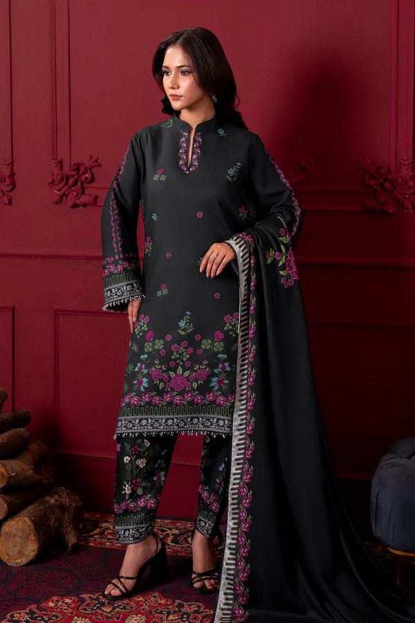 Printed - 3 Pc Linen Suit