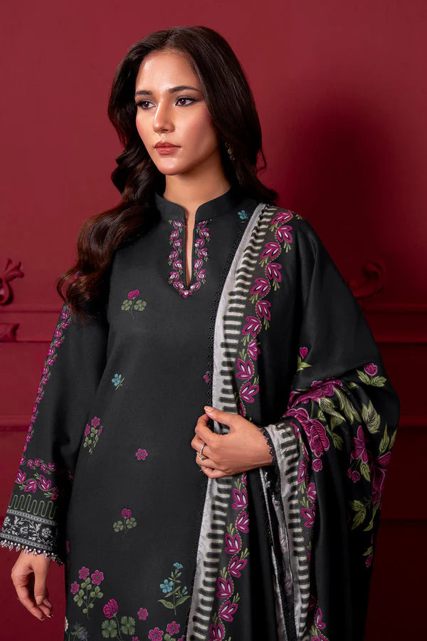 Printed - 3 Pc Linen Suit