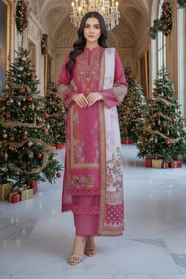 Printed - 3 Pc Karandi Suit