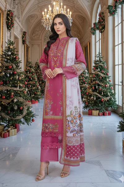 Printed - 3 Pc Karandi Suit