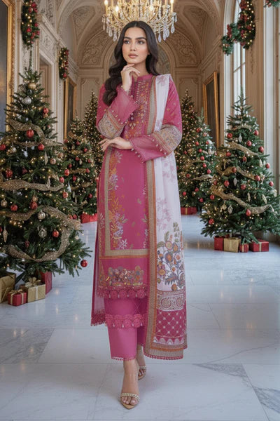 Printed - 3 Pc Karandi Suit