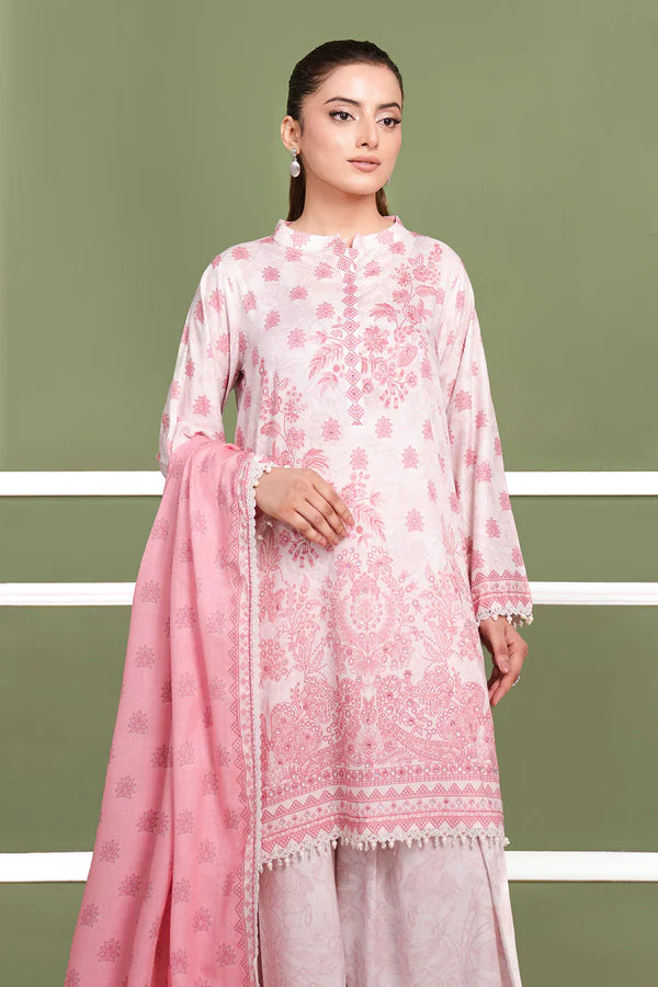 Printed - 3 Pc Cambric Suit