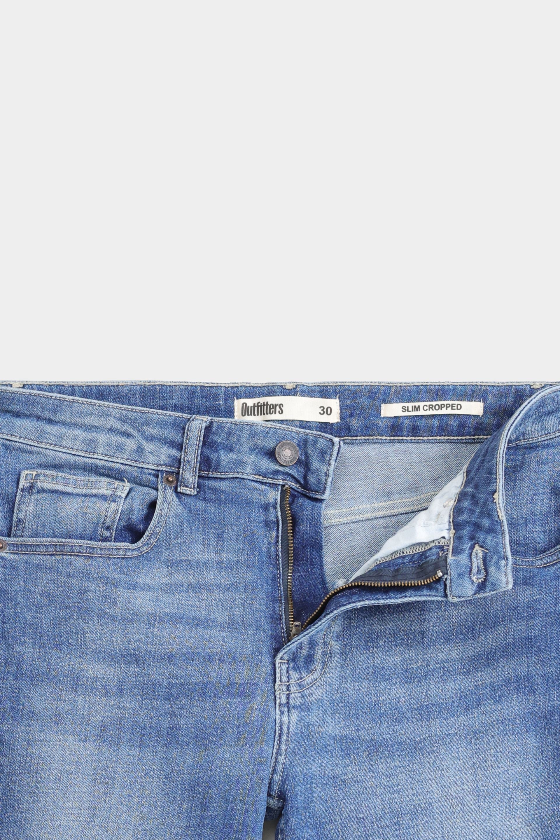 slim cropped jean