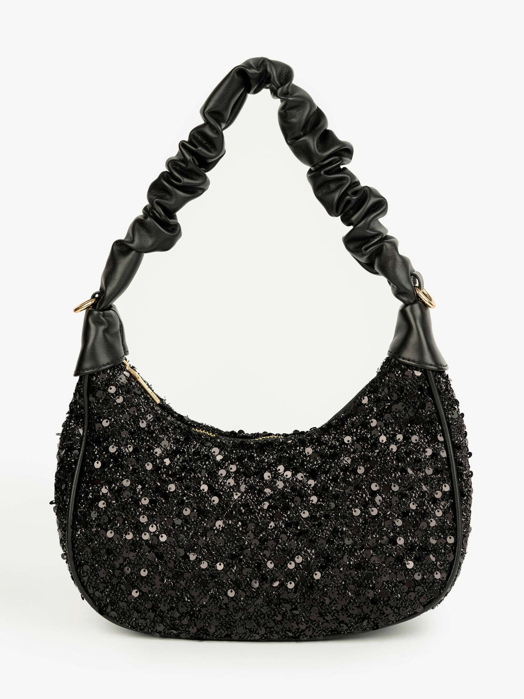 Sequin Hobo Handbag