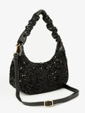 Sequin Hobo Handbag